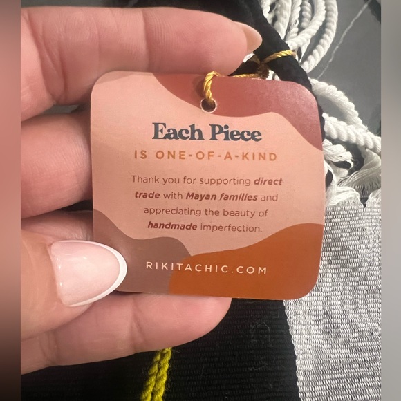 Tote Bag with Tassel hand made - Picture 3 of 5